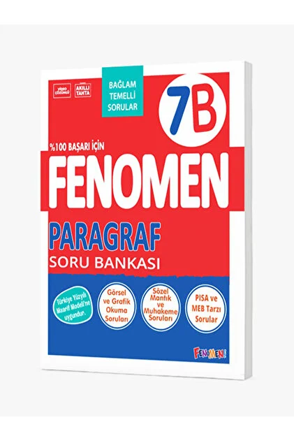 FENOMEN YAYINLARI 7.SINIF PARAGRAF (B) SORU BANKASI