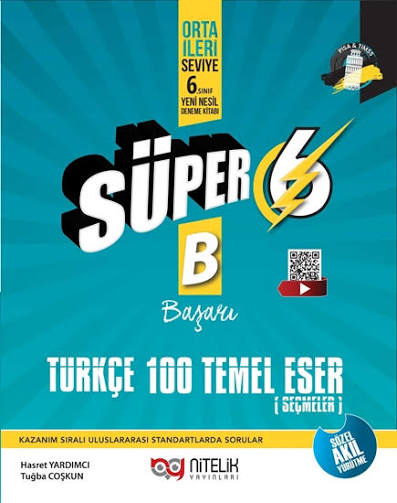 NİTELİK 6. SINIF YENİ NESİL SÜPER B TÜRKÇE PARAGRAF DENEME