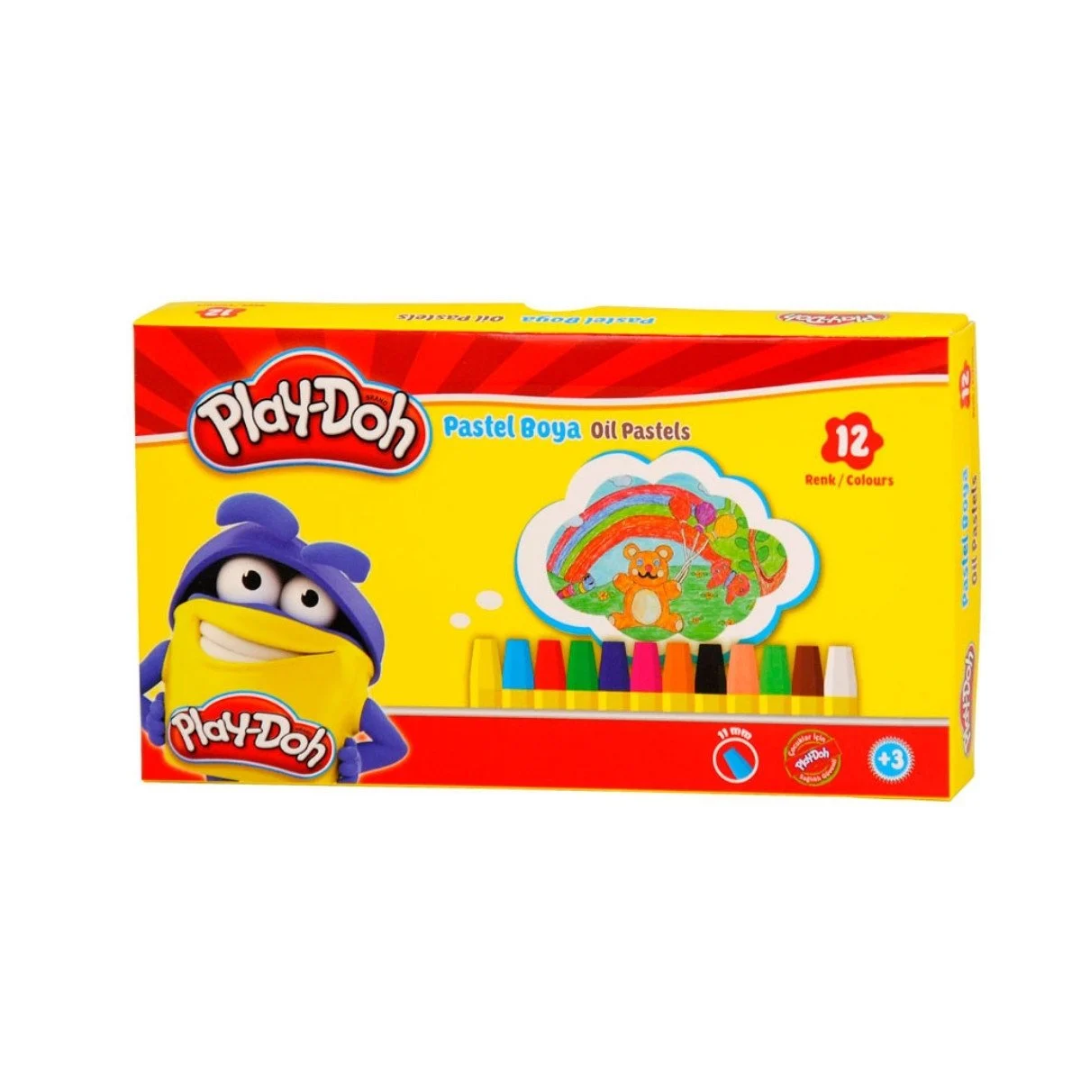 PLAY DOGH 12'Lİ PASTEL BOYA