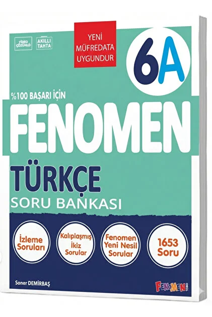 FENOMEN YAYINLARI 6.SINIF TÜRKÇE (A) SORU BANKASI