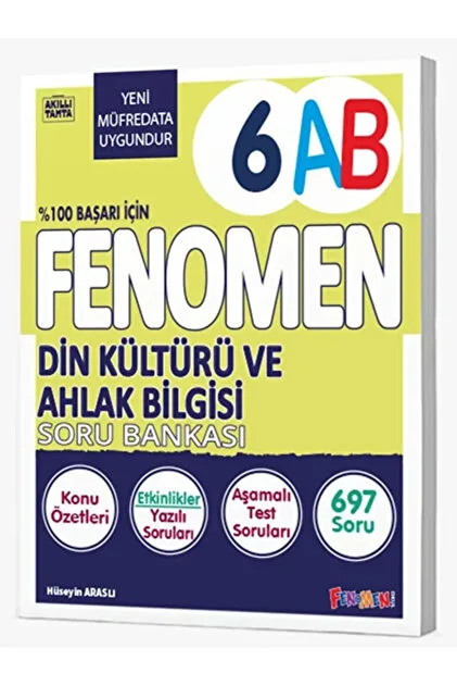 FENOMEN 6 DİN KÜLTÜRÜ VE AHLAK BİLGİSİ (A-B) KONU ÖZETLİ SORU BANKASI