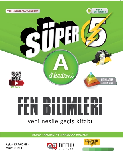 NİTELİK 5. SINIF SÜPER FEN BİLİMLERİ YENİ NESİLE GEÇİŞ KİTABI (A)