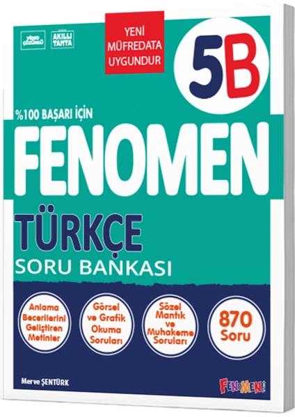 FENOMEN 5 TÜRKÇE (B) SORU BANKASI