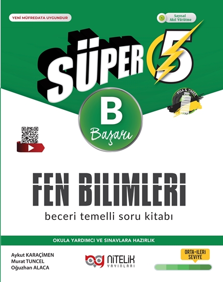 NİTELİK 5.SINIF (B) SÜPER FEN BİLİMLERİ BECERİ TEMELLİ SORU KİTABI