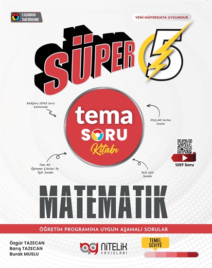 NİTELİK 5.SINIF SÜPER MATEMATİK TEMA SORU KİTABI