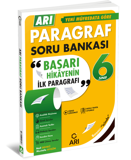 ARI YAYINLARI 6.SINIF PARAGRAF SORU BANKASI