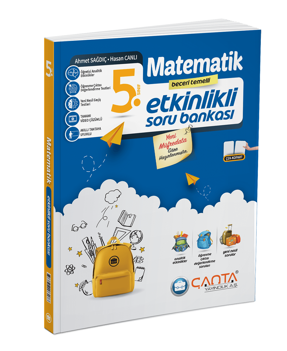 ÇANTA YAYINLARI 5.SINIF MATEMATİK ETKİNLİKLİ KAZANIM SORU BANKASI