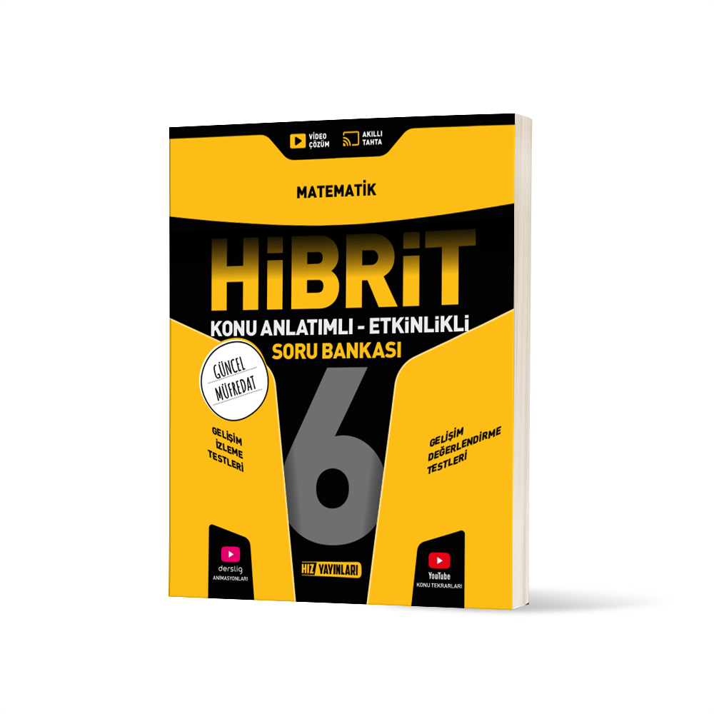 HIZ YAYINLARI 6.SINIF HİBRİT MATEMATİK SORU BANKASI