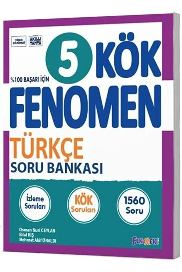 FENOMEN 5 KÖK TÜRKÇE SORU BANKASI