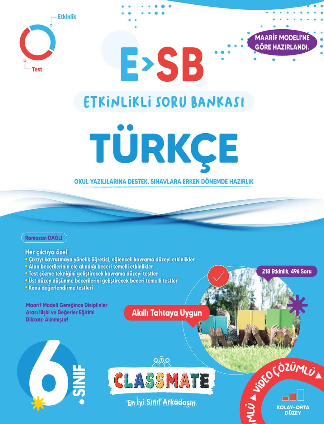 OKYANUS YAYINLARI 6.SINIF TÜRKÇE CLASSMATE SORU BANKASI