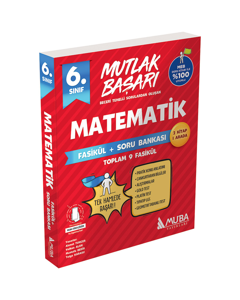 MUBA YAYINLARI 6.SINIF MATEMATİK FASİKÜL + SORU BANKASI