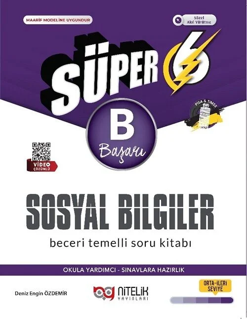 NİTELİK 6.SINIF (B) SOSYAL BİLGİLER SORU BANKASI