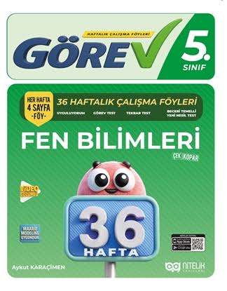 NİTELİK 5.SINIF GÖREV FEN BİLİMLERİ 36 HAFTA FÖY