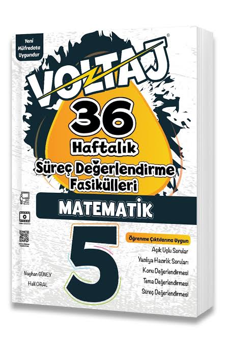 BERKAY 5.SINIF VOLTAJ MATEMATİK 36 HAFTALIK SÜREÇ DEĞERLENDİRME FASİKÜLLERİ