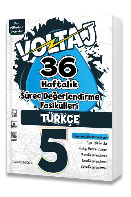 BERKAY YAYINLARI 5.SINIF TÜRKÇE VOLTAJ SÜREÇ DEĞERLENDİRME FASİKÜLLERİ