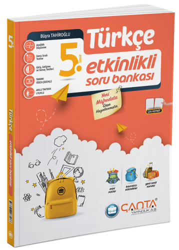 ÇANTA YAYINLARI 5.SINIF TÜRKÇE ETKİNLİKLİ KAZANIM SORU BANKASI