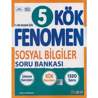 FENOMEN 5 KÖK SOSYAL BİLGİLER SORU BANKASI