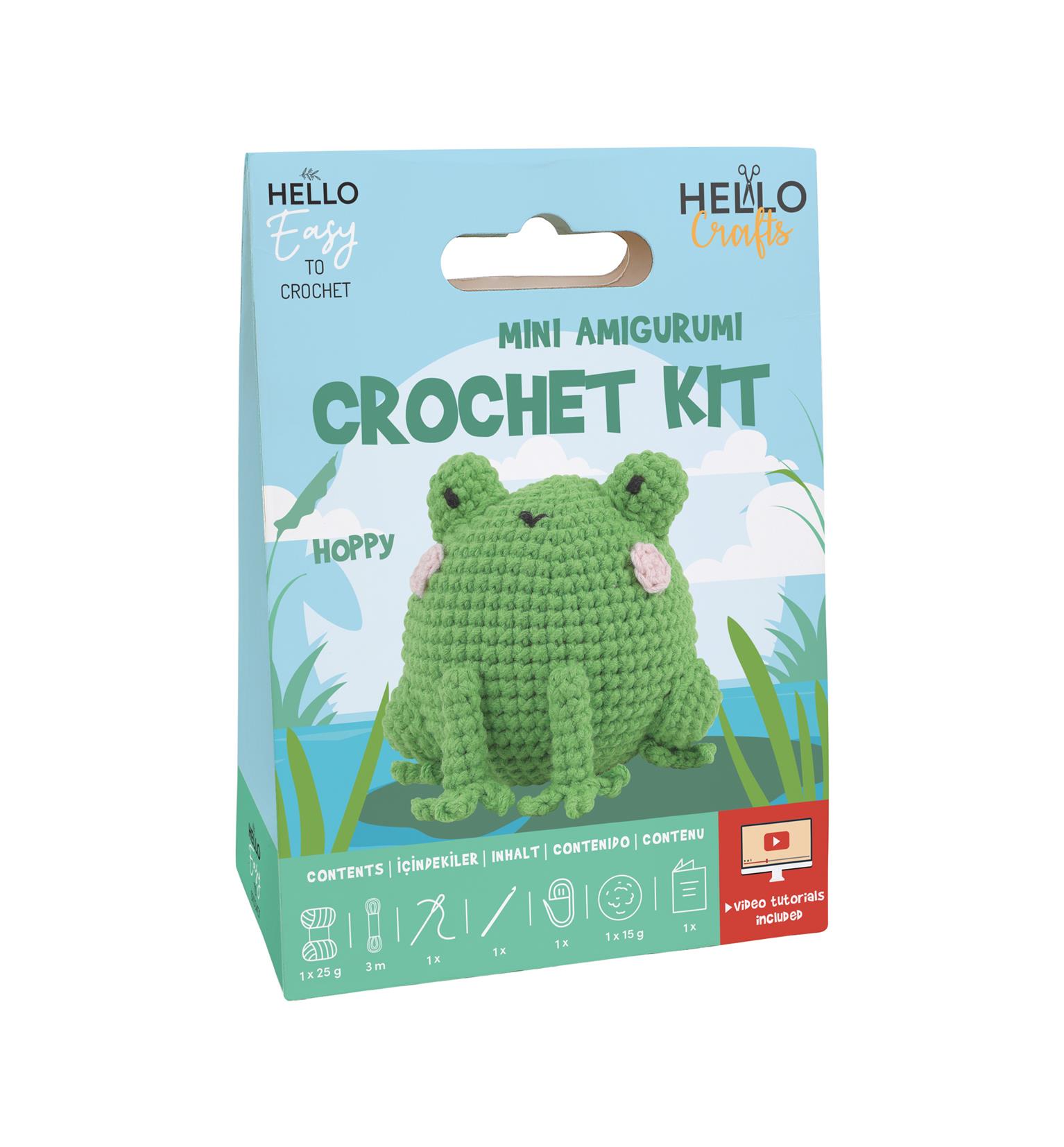 HELLO CRAFTS TIĞ İŞİ MİNİ AMİGURUMİ KİTİ/HOPPY HC106