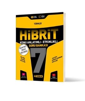 HIZ YAYINLARI 7.SINIF HİBRİT FEN BİLİMLERİ SORU BANKASI