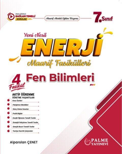 PALME 7.SINIF ENERJİ FEN BİLİMLERİ MAARİF FASİKÜLLERİ