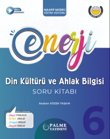 PALME ENERJİ 6.SINIF DİN KÜLTÜRÜ VE AHLAK BİLGİSİ SORU BANKASI